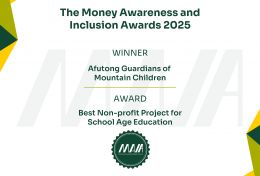 佰特公益成为首家获得“The Money Awareness and Inclusion Awards”的中国大陆组织